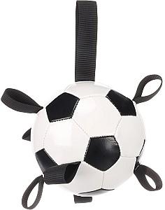 Jucarie pentru caine Flamingo Football With Ribbons Small (522602)
