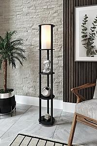 Lampadar Opviq Estantes Round Black