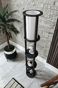 Lampadar Opviq Estantes Round Black