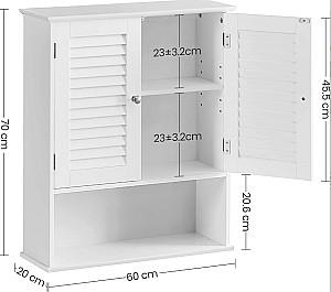 Dulap de baie Vasagle BBC27WT White