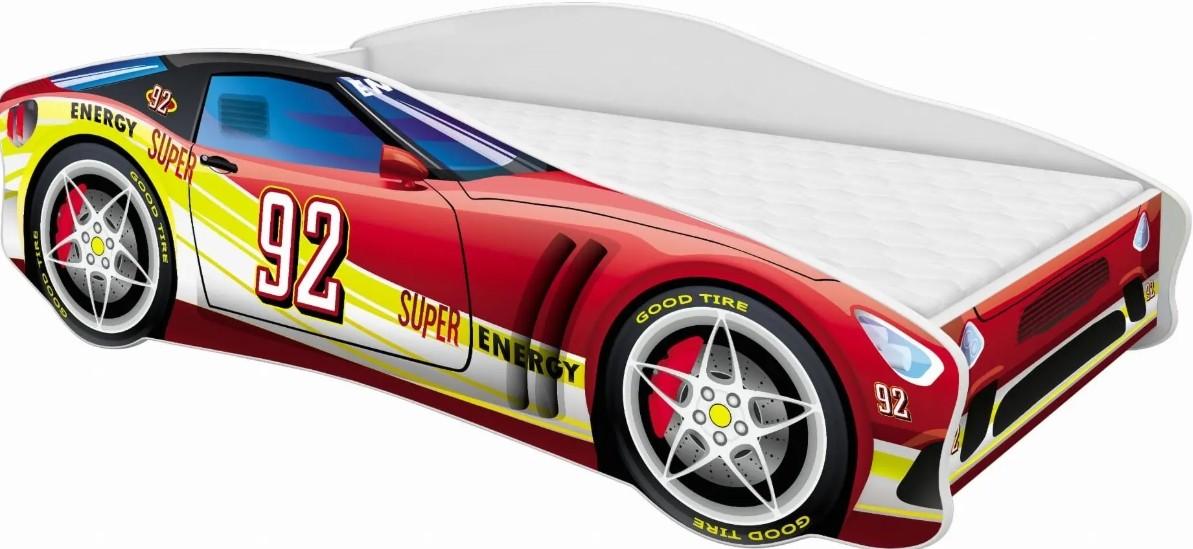 Pat copii Acma Meble V/Car Nr.4 80x160 saltea 7cm Red