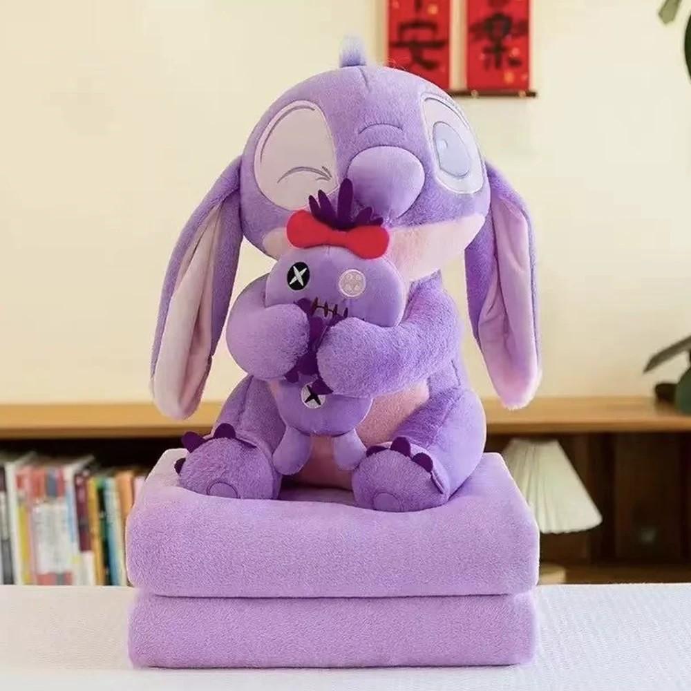 Jucarie de plus HD Stitch cu Scrump Purple 45 cm