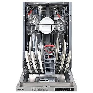 Masina de spalat vase incorporabilă Sharp QW-NS15I49E0X-EU
