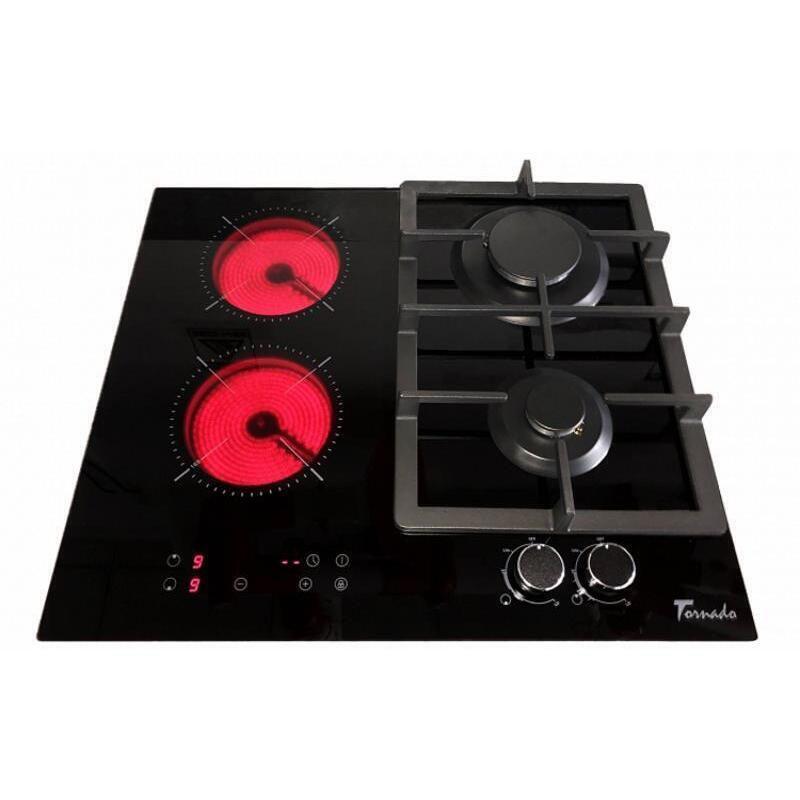 Plita incorporabila combinata Tornado YOL- 60 2G2RAD