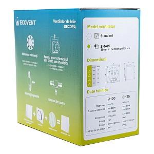 Ventilator de baie Ecovent Decora Smart 100 White