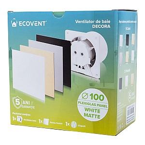 Ventilator de baie Ecovent Decora 100 White