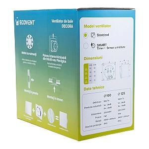 Ventilator de baie Ecovent Decora 100 White