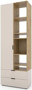 Dulap Nex Home A001R Cashmere (Bej)/Stejar Artisan (Maro)