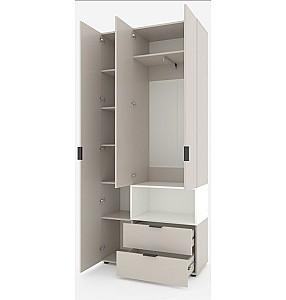 Dulap Nex Home A002R Cashmere (Bej)/Alb