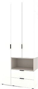 Dulap Nex Home A002R Alb/Cashmere (Bej)