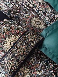 Albituri de pat Cotton Box Ornate Petrol