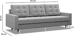 Canapea Magnifico Meble Elma Bonel Lux 32 Gri deschis