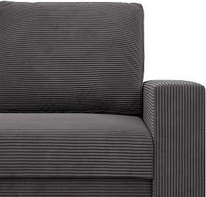 Canapea Magnifico Meble Neo Straight 3 Bonell Poso 022 Gri inchis