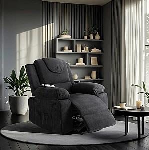 Fotoliu reclainer Mebel Elite Fenix Negru