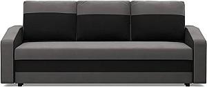 Canapea Magnifico Meble Orion Bonell Mikrofaza 27/Mikrofaza 15 Gri/Negru