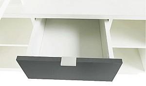 Masa de birou Tempo Kondela Dalton 2 New VE 02 Alb/Gri