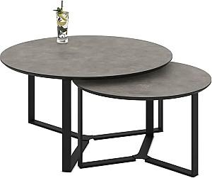 Masuta de cafea, reviste Mika Miami 80 cm / 58 cm Retro Stone