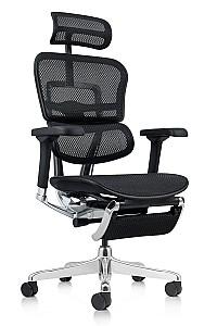 Fotoliu de birou Comfort Ergohuman Elite 2 Black +Legrest T-168-B1 EHE2-AB-HAM-5D-L