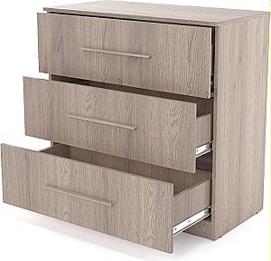 Comoda Yasen Satina 3S Stejar Cremona Cannolo