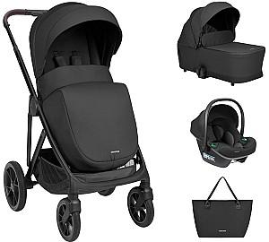 Carucior 3 in 1 Kikka Boo Chiara 2027 Black