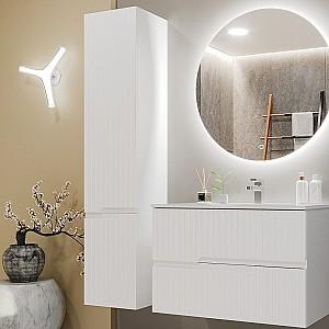 Dulap de baie Bayro Santos 350x1600 Left White