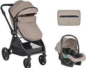 Carucior 3 in 1 Kikka Boo Eloe Dark Beige