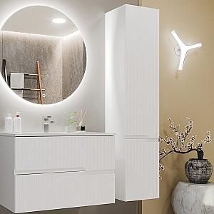 Dulap de baie Bayro Santos 350x1600 White