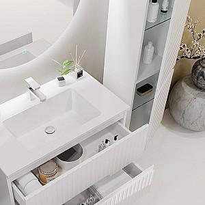Dulap de baie Bayro Santos 350x1600 White