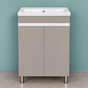 Dulap sub lavoar Bayro Trend Duo Como 700 Light grey