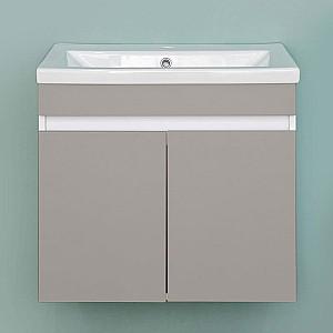Dulap sub lavoar Bayro Trend Duo Como 700 Light grey (127444)