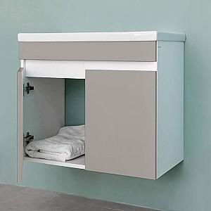 Dulap sub lavoar Bayro Trend Duo Como 700 Light grey (127444)