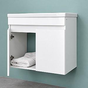 Dulap sub lavoar Bayro Trend Duo Como 700 Alb (127446)