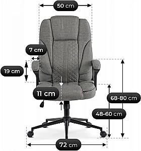 Fotoliu de birou Mebel Elite Phonix Gri