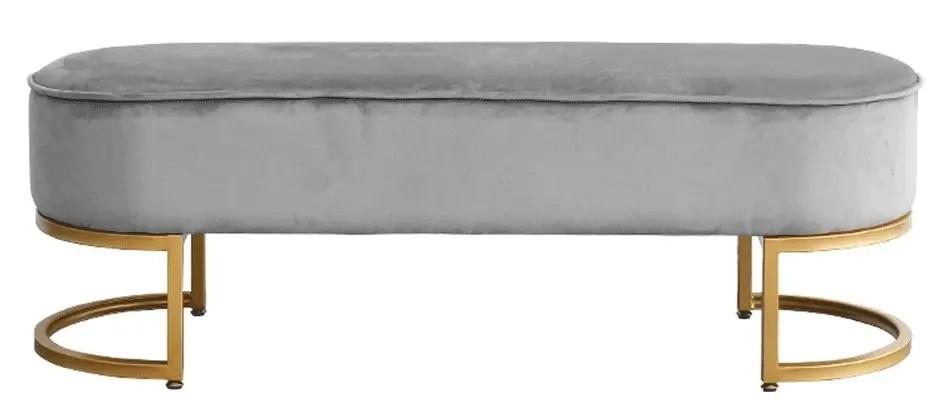 Bancheta Tempo Kondela Mirila New Gri/Auriu