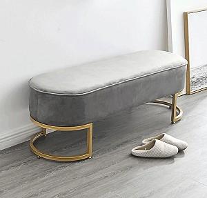 Bancheta Tempo Kondela Mirila New Gri/Auriu