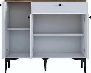 Comoda Mirage Meble JE194 Alb/Nuc (Maro)