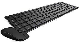Set tastatura + Mouse Rapoo 9300M Black
