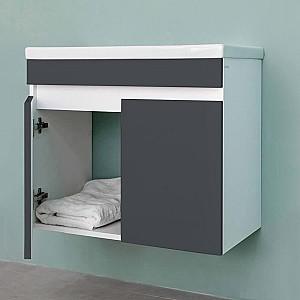 Dulap sub lavoar Bayro Trend Duo Como 500 Antracit (Gri) (127442)