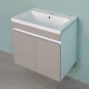 Dulap sub lavoar Bayro Trend Duo Como 500 Light Grey