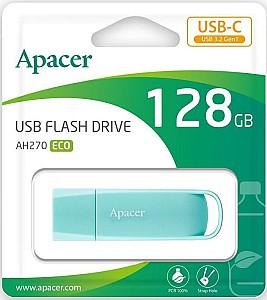 Stick memorie usb Apacer AH270 Jelly Mint RP (AP128GAH270ECO-1)
