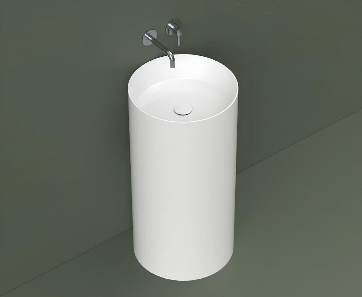 Lavoar baie DREMEX Gelcoat NOKE 431×865 White