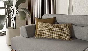 Canapea Modalife Linen 3S Light Grey (Gri Deschis)