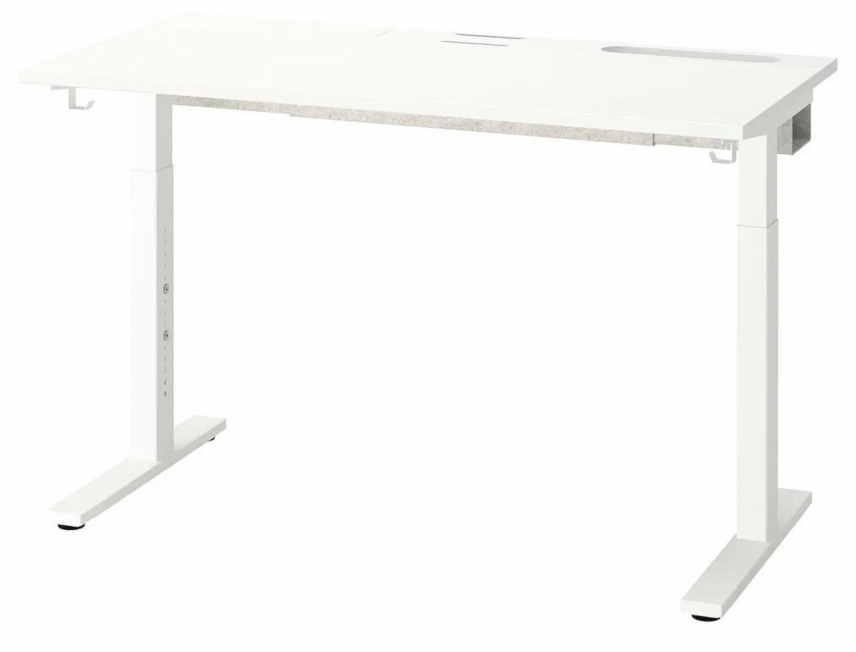 Masa pentru calculator IKEA Mittzon 160x80 Alb