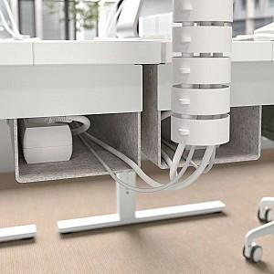 Masa pentru calculator IKEA Mittzon 160x80 Alb