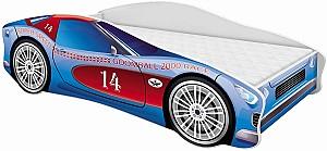 Pat copii Acma Meble V/Car Nr.2 80x180 saltea 7cm Albastru