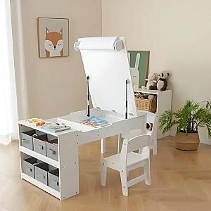 Masă de scris pentru copii Costway HY10447WH