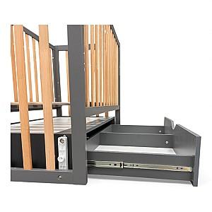 Patut copii Eucalyptus Mia Elite (DS-E406) Grafit/Natural