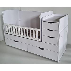 Patut copii Eucalyptus Larry Premium Transformer (DS-1001) White