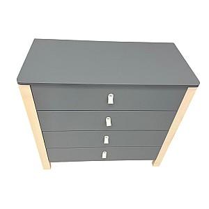 Comoda copii Eucalyptus Karol Plus (DSK-KP04)  Grafit/Natural