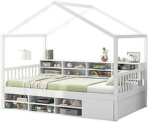 Pat copii Costway HU10940WH-T+